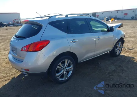 2010 Nissan Murano Le z USA, uszkodzony, nr VIN JN8AZ1MW7AW133078